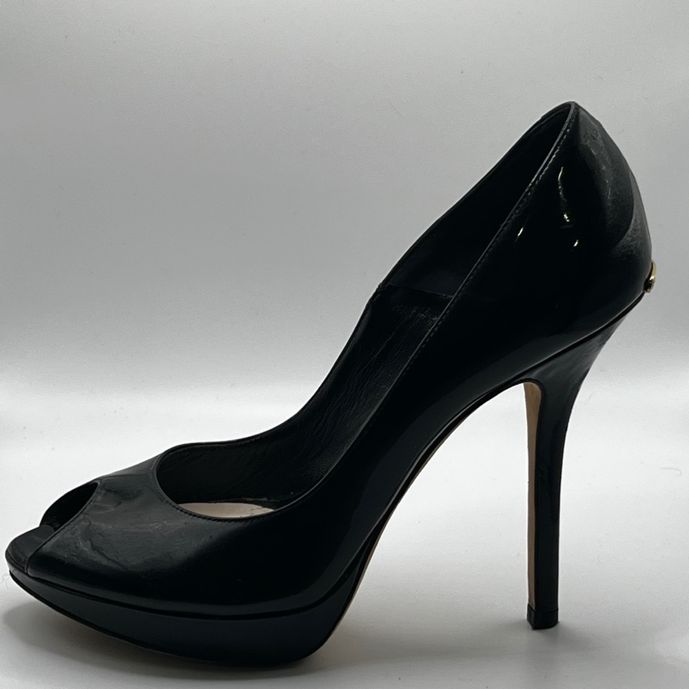 Christian Dior black high heels Elegant Black Peep-Toe
patent leather - Picture 13 of 13